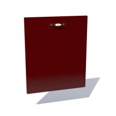 Front pentru masina de spalat vase 60cm MDF rosu simplu